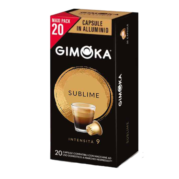 Gimoka SUBLIME aluminium capsules voor Nespresso (20st)