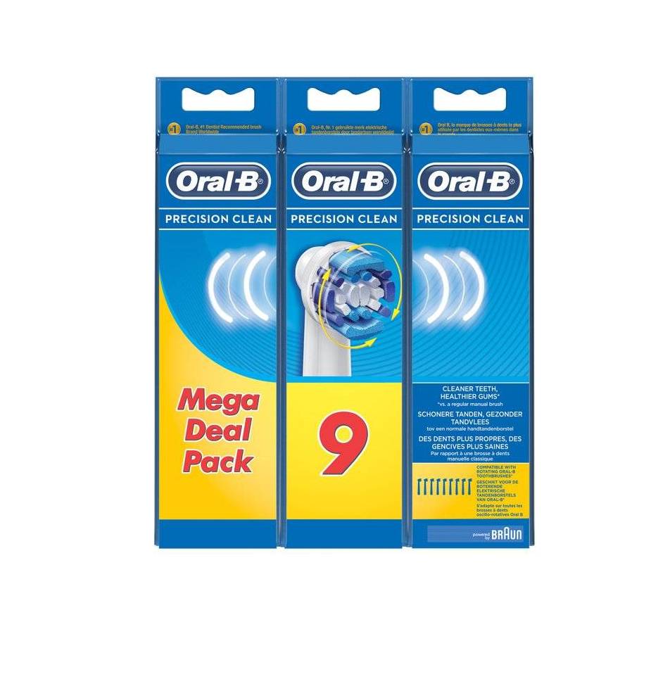 Oral-B Opzetborstels EB 20 Prec.Clean 9 stuks