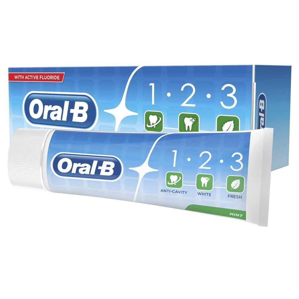 Oral-B Tandpasta 75 ml 1-2-3 Mint