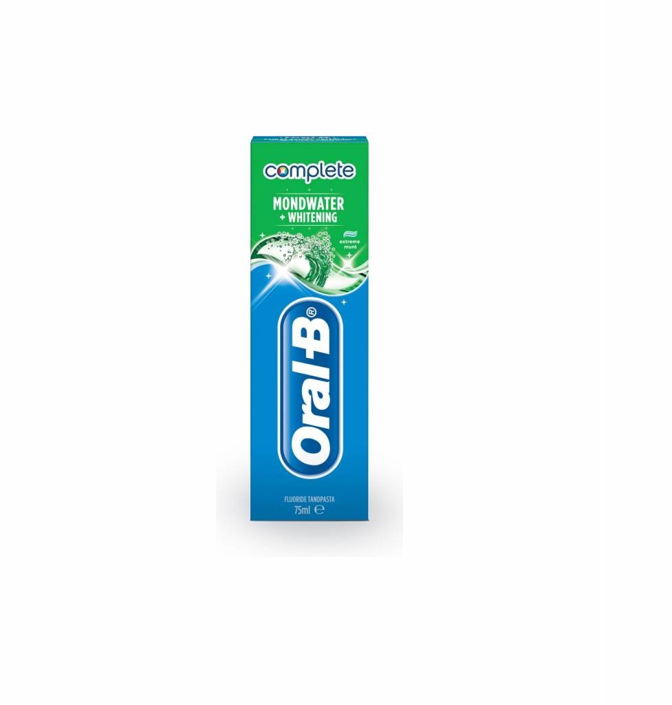 Oral-B Oral B Tandpasta Complete Mondwater+Whitening - 75 ml