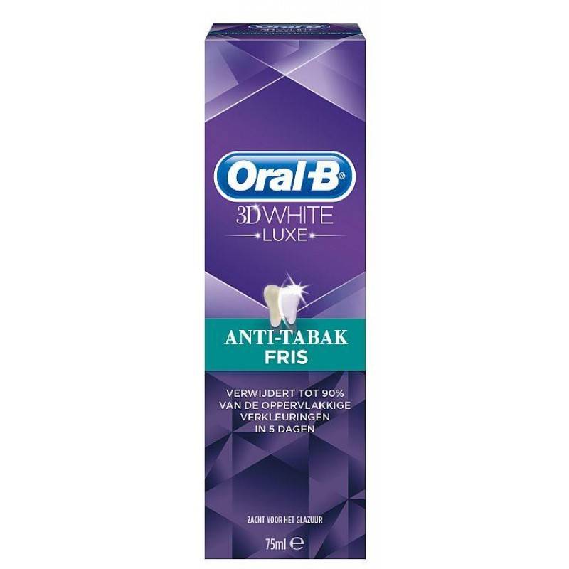Oral-B Oral B Tandpasta  3D White Antie Tabak - 75 ml