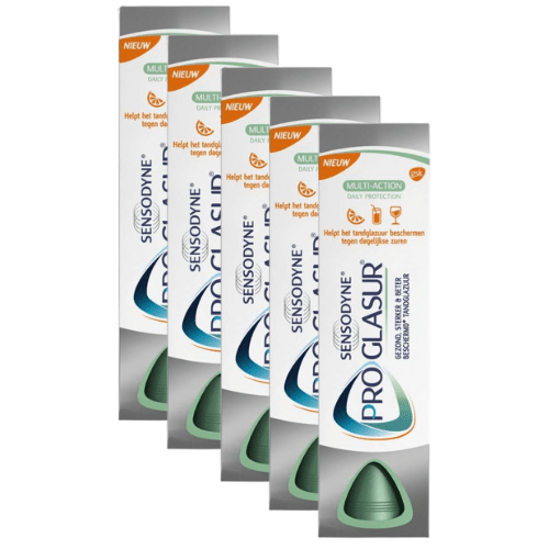 Sensodyne Tandpasta Pro Glasur Dagelijkse bescherming - 5 x 75 ml - Voordeelverpakking