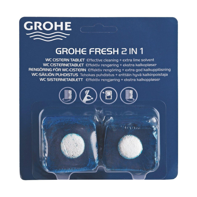 Grohe Fresh tabs toiletblokjes - 2 stuks 38882000