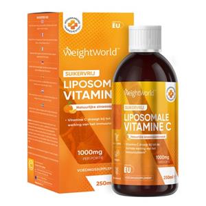 WeightWorld Liposomale vitamine C -1000 mg 250 ml - 25 porties - vitamine c supplement