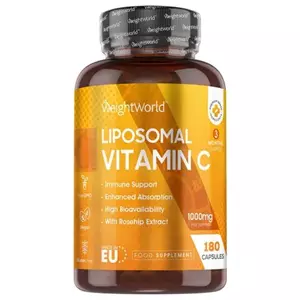 WeightWorld Liposomale vitamine C capsules - 1000 mg - 180 capsules voor 3 maanden