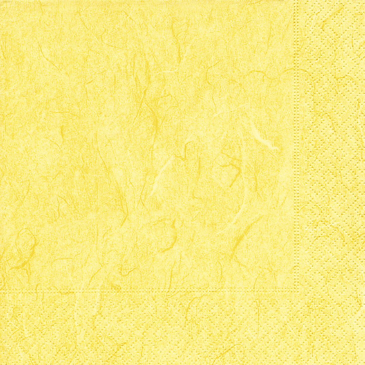 Paperdesign 20x luxe tafel diner/lunch servetten 33 x 33 cm creme geel melange 3-laags -