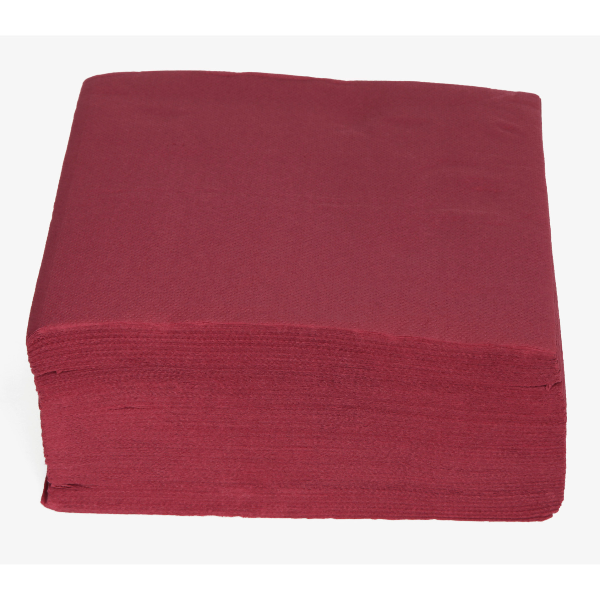 Cosy & Trendy 40x stuks luxe kwaliteit servetten bordeaux rood x cm -