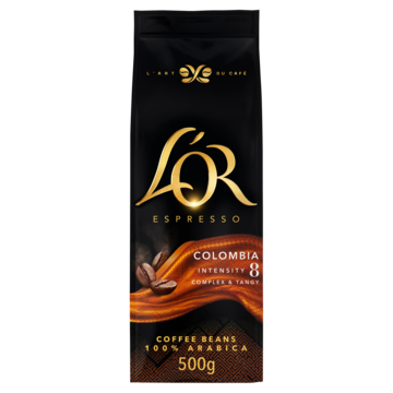 L'OR ESPRESSO 'OR Espresso Origins Colombia Koffiebonen 500g bij Jumbo
