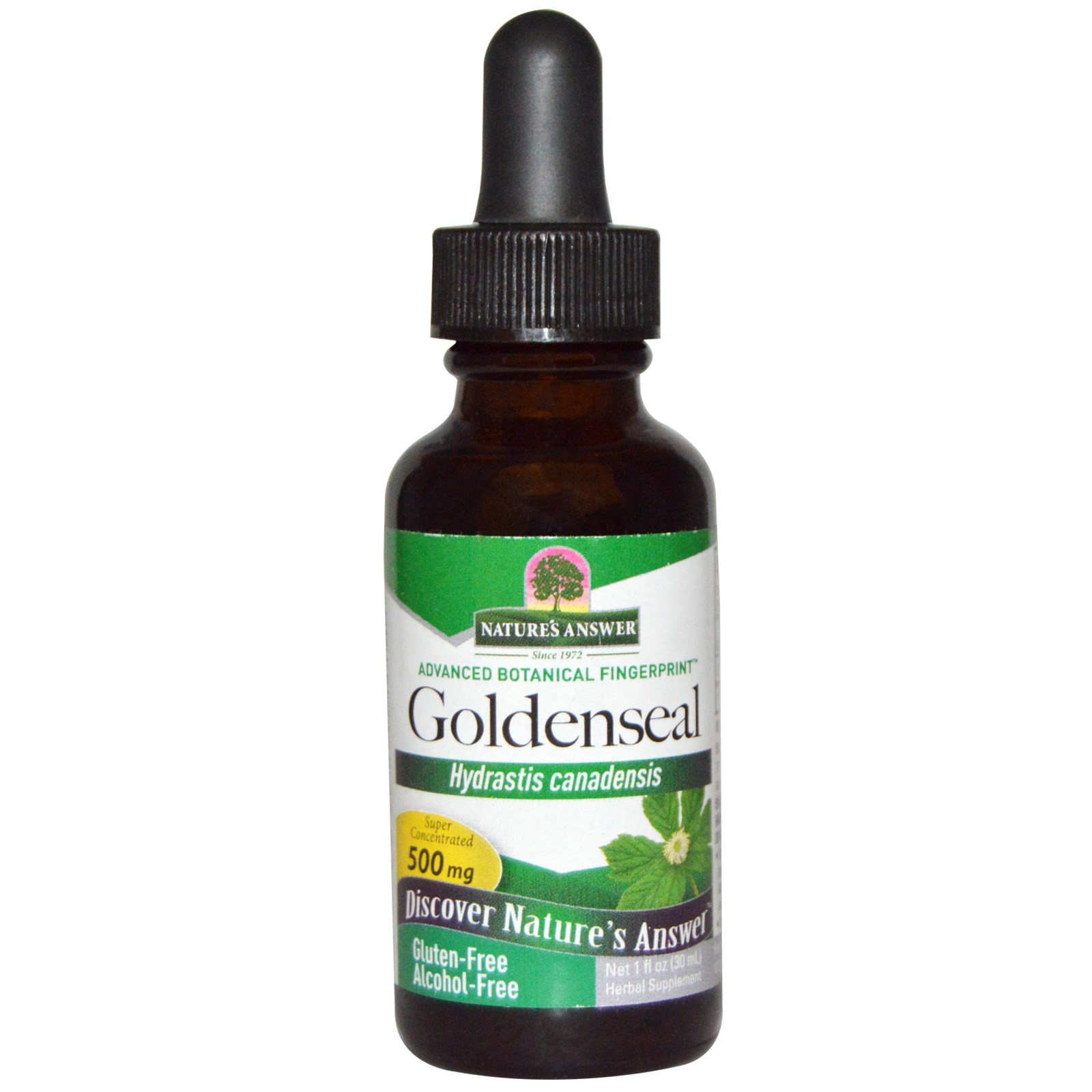 Natures Answer Goldenseal, Alcohol Free, 500 mg (30 ml) - Nature's Answer