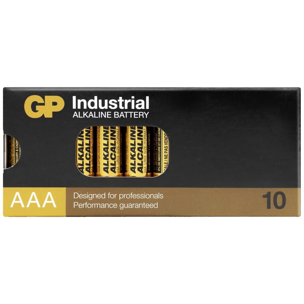GP Batteries Industrial AAA batterij (potlood) 1.5 V 10 stuk(s)