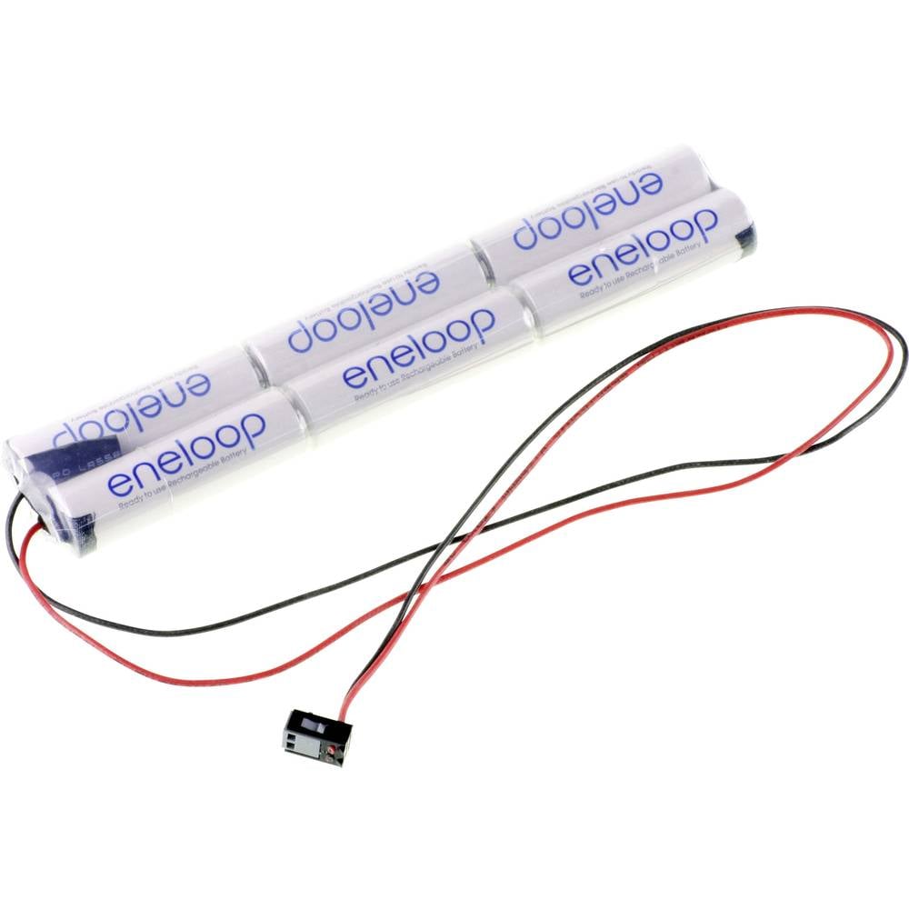 Panasonic eneloop Inline L2x3 MPX Accupack Aantal cellen: 6 Batterijgrootte: AA (penlite) Kabel, Stekker NiMH 7.2 V 1900 mAh