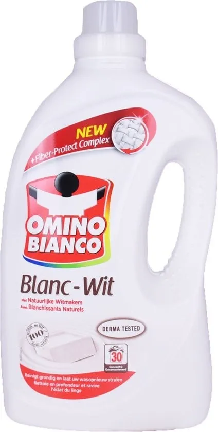 Omino Bianco Vloeibaar Wasmiddel Wit -30 wasbeurten