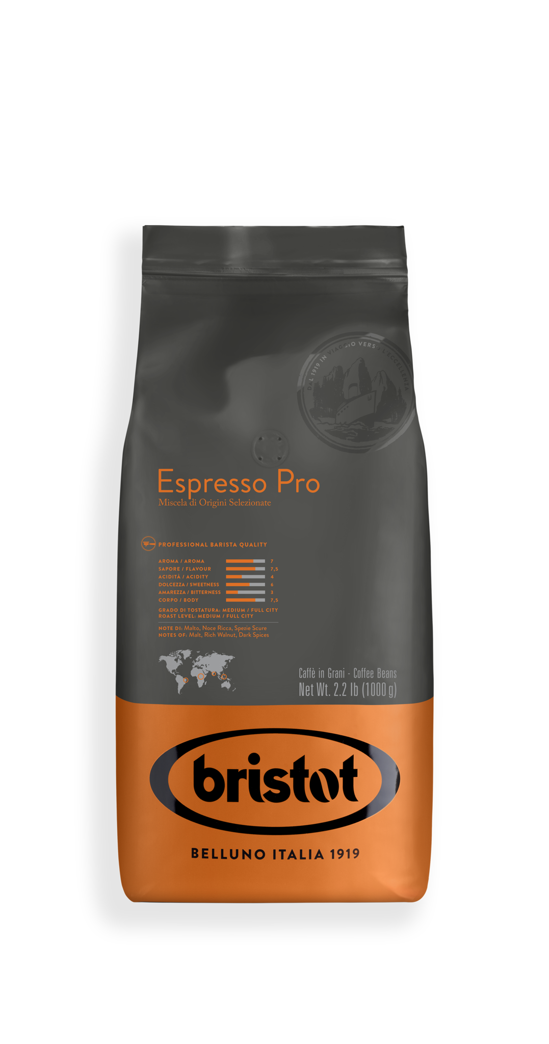 Bristot Espresso Pro bonen 1 kg