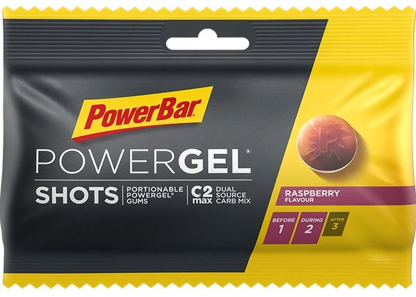 PowerBar PowerGel Shots Raspberry Einzelbeutel 60g