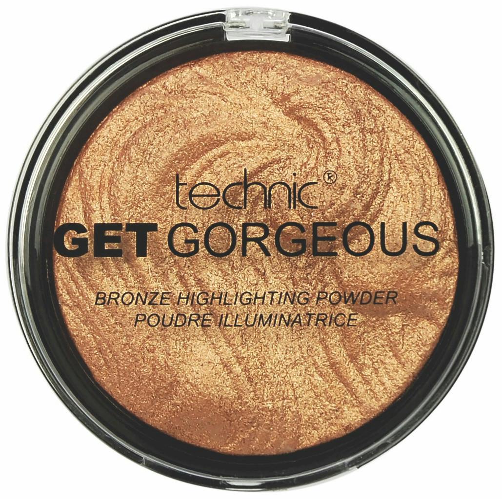 Technic Get Gorgeous Bronze Highlighting Powder 24CT Gold 6 g