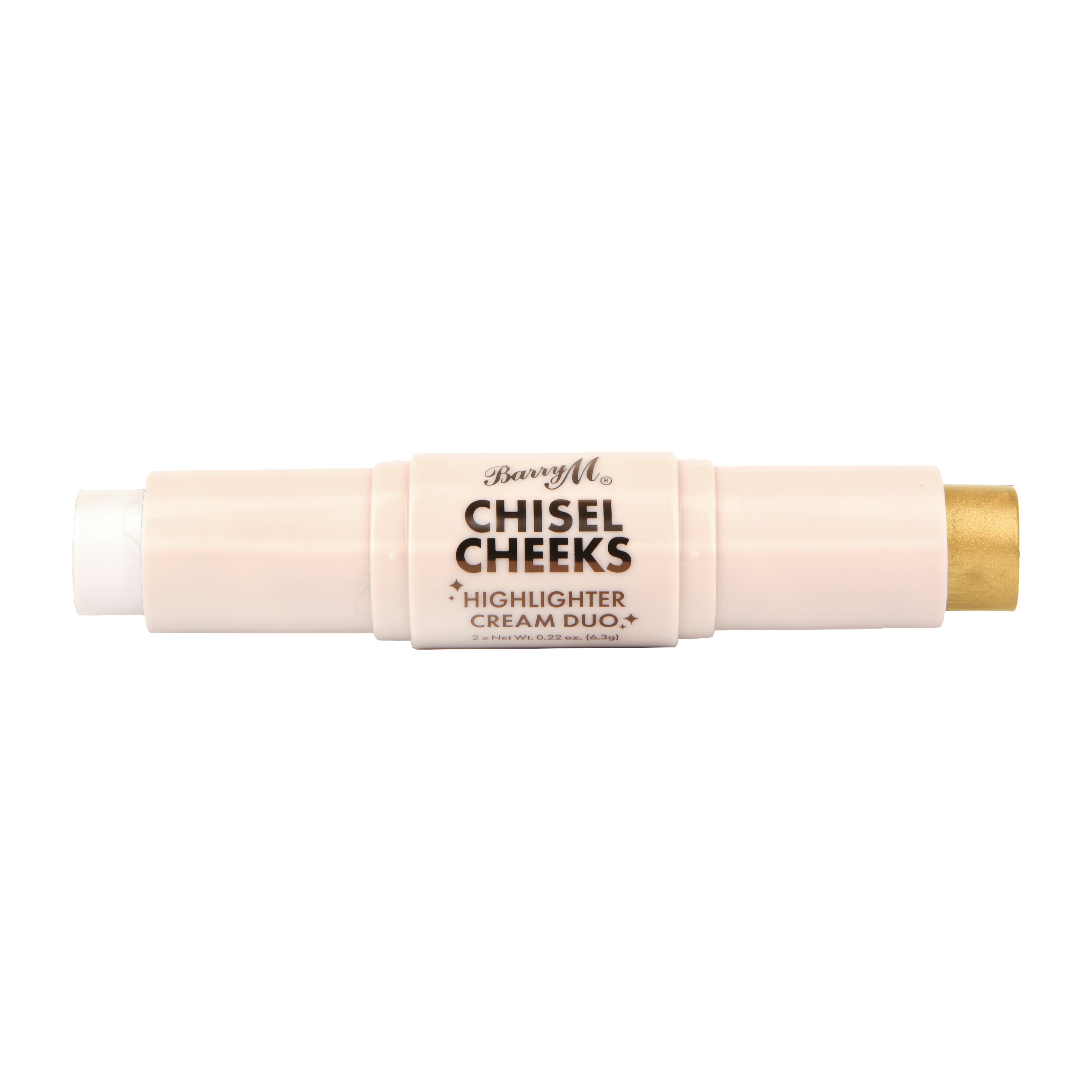 Barry M. Chisel Cheeks Highlighter Cream Duo Silver/Gold 12,6 g