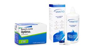 Weitere Kontaktlinsen Optima FW Quartal (4 Linsen) + Vantio Multi-Purpose 360 ml mit Behälter