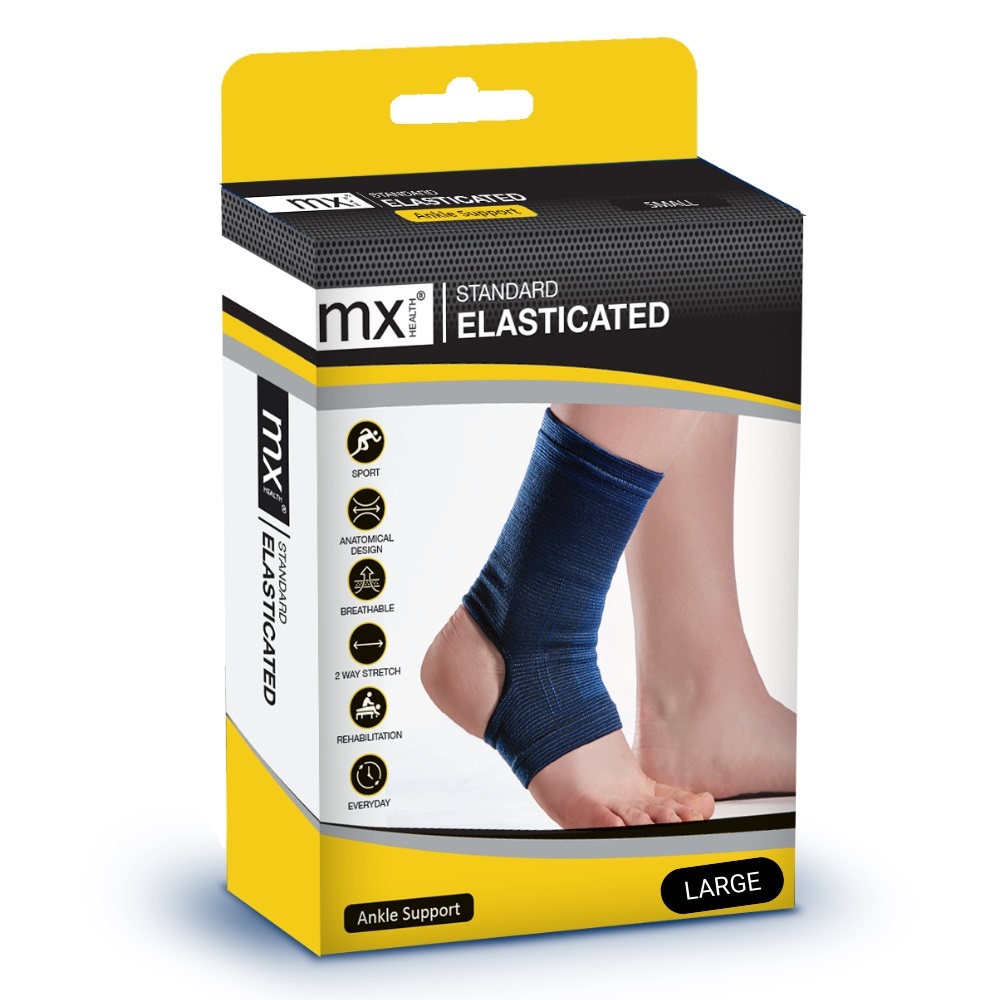 MX Health Mx Standard Ankle Support Elastic - L