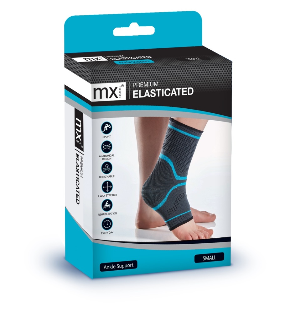MX Health Premium Ankle Support Elastic - S