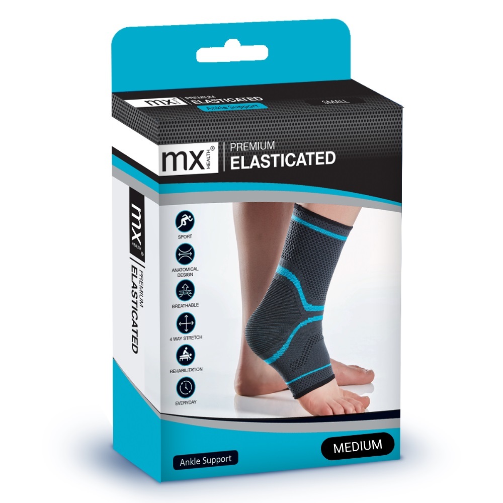 MX Health Premium Ankle Support Elastic - M