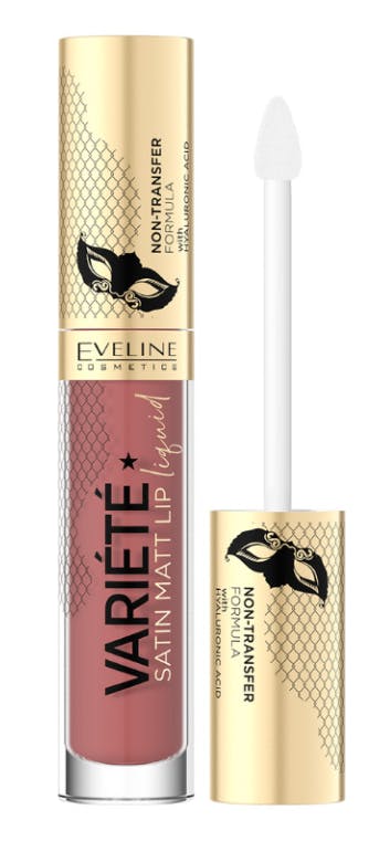 evelinecosmetics Eveline Cosmetics Flüssiger Lippenstift Variete Satin Mat Lip Liquid 04 Toffee