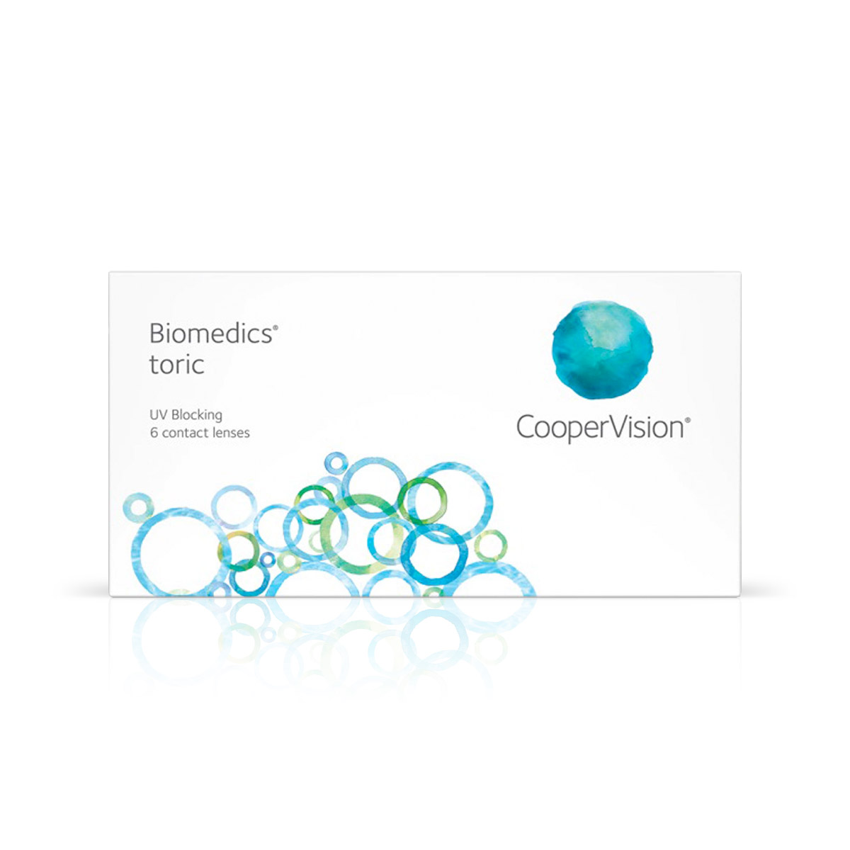CooperVision Biomedics Toric UV 6 pack, Maandlenzen, Contactlenzen, met UV bescherming, 