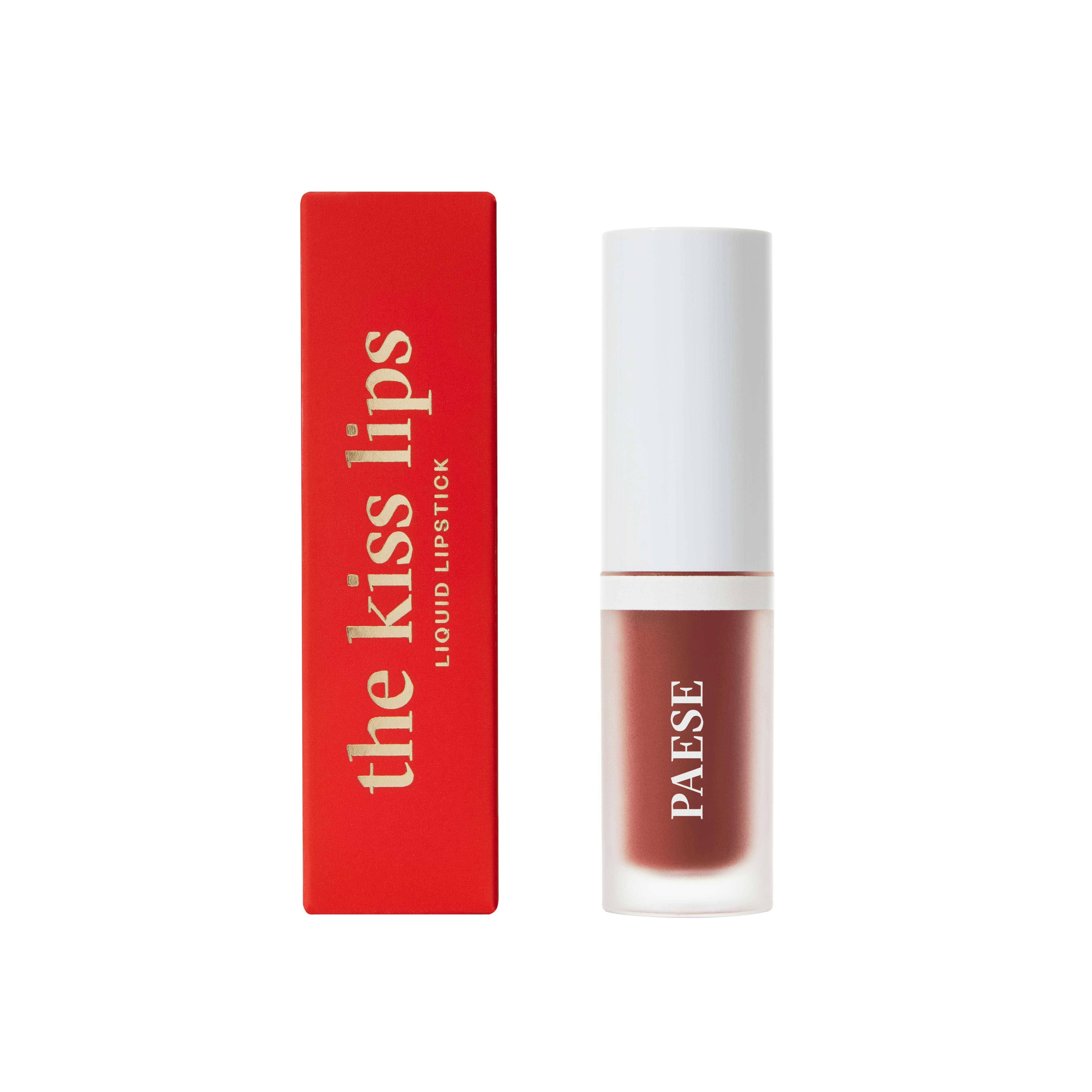 Paese The Kiss Lips Liquid Lipstick 04 Rusty Red 3,4 ml