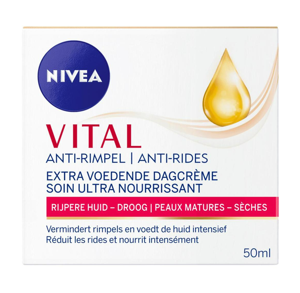 Nivea Vital Anti-Rimpel Extra Voedende Dagcrème