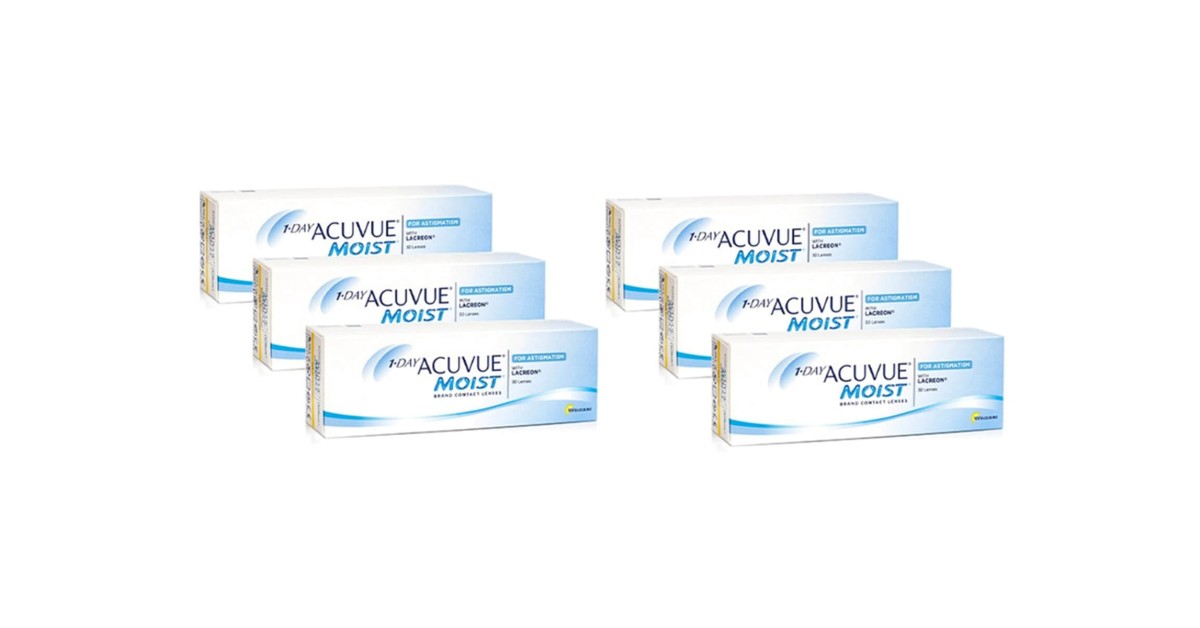 Acuvue 1-DAY  Moist for Astigmatism (180 lenzen)