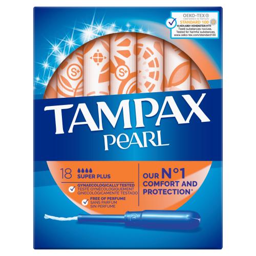 Tampax Tampons Compak Pearl Super Plus 18 stuks