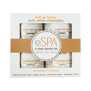 BCL SPA 4 Step Starter Kit Milk + Honey w/ White Chocolate