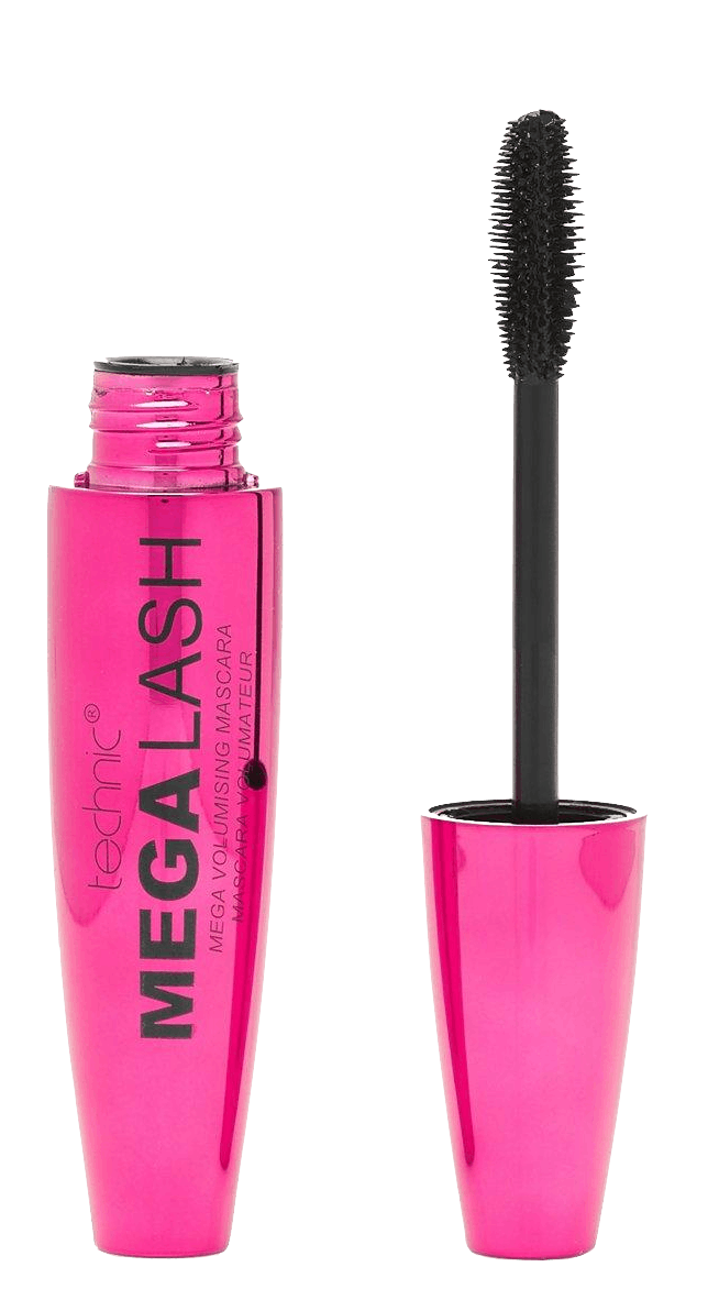 Technic Mega Lash & Curve Brush Volumising Mascara Black 10 ml