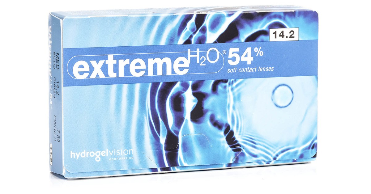 Extreme H2O Kontaktlinsen Extreme H2O 54 % (6 Linsen)