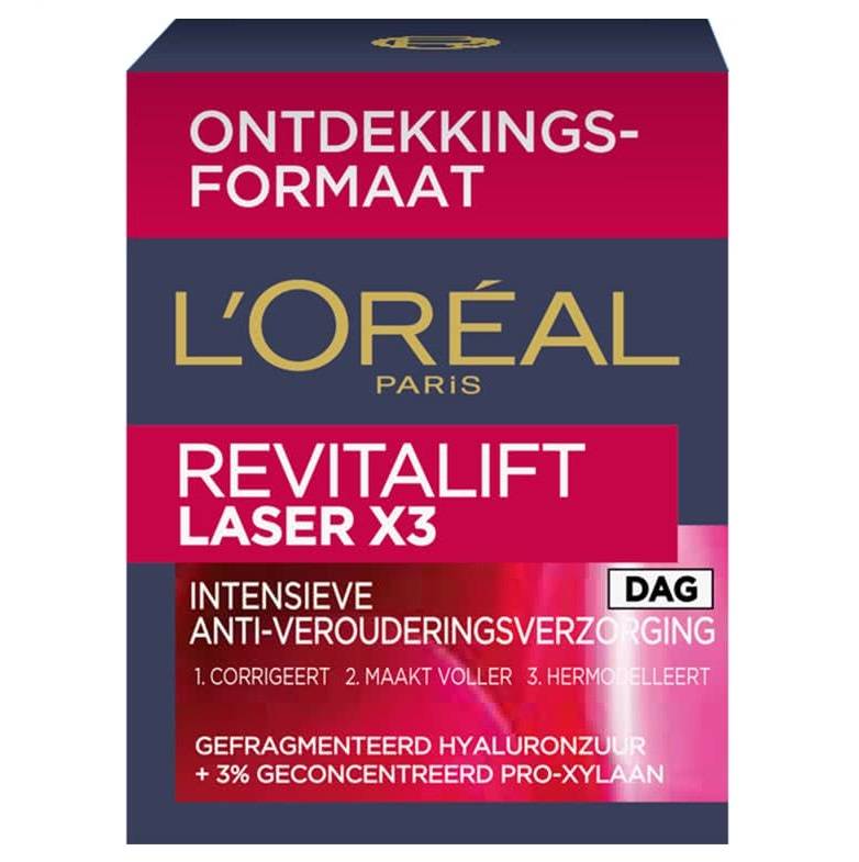 L'Oréal Paris L'Oreal Paris Revitalift Laser X3 Ontdekkingsformaat - 15 ml - Dagcrème