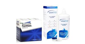 PureVision (6 Linsen) + Vantio Multi-Purpose 360 ml mit Behälter