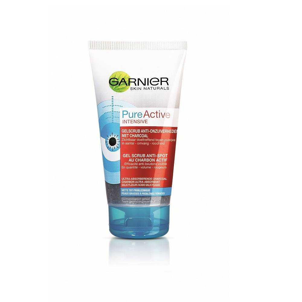 Garnier Skin Naturals Pure Active Charcoal Scrub - 150ml