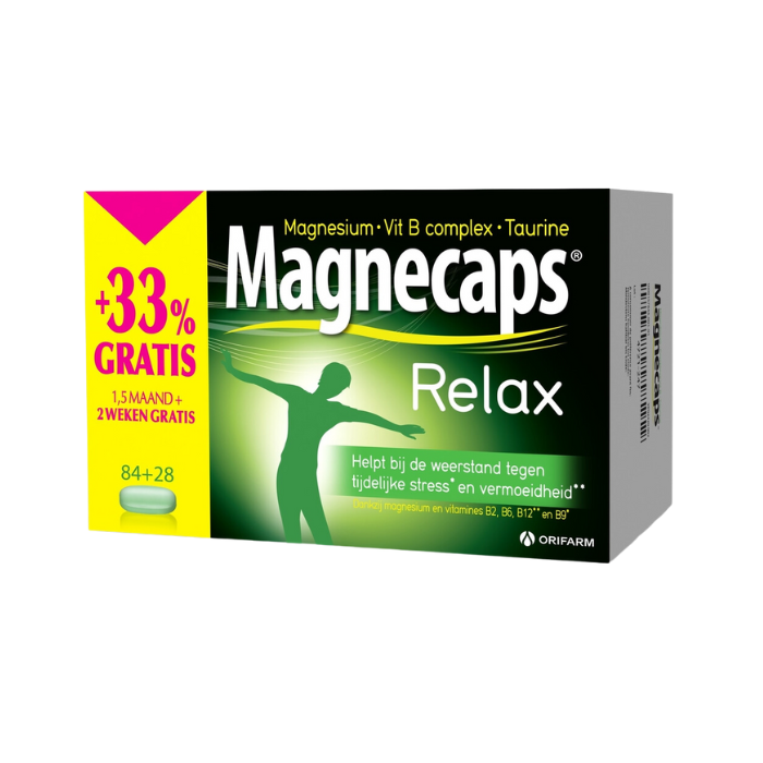 Magnecaps Relax - 84 + 28 Tabletten GRATIS