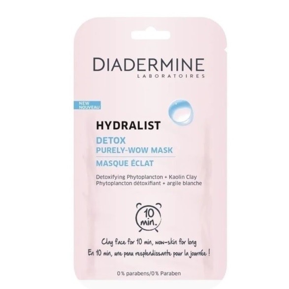 Diadermine Gezichtsmasker 8 gram  Hydralist Detox