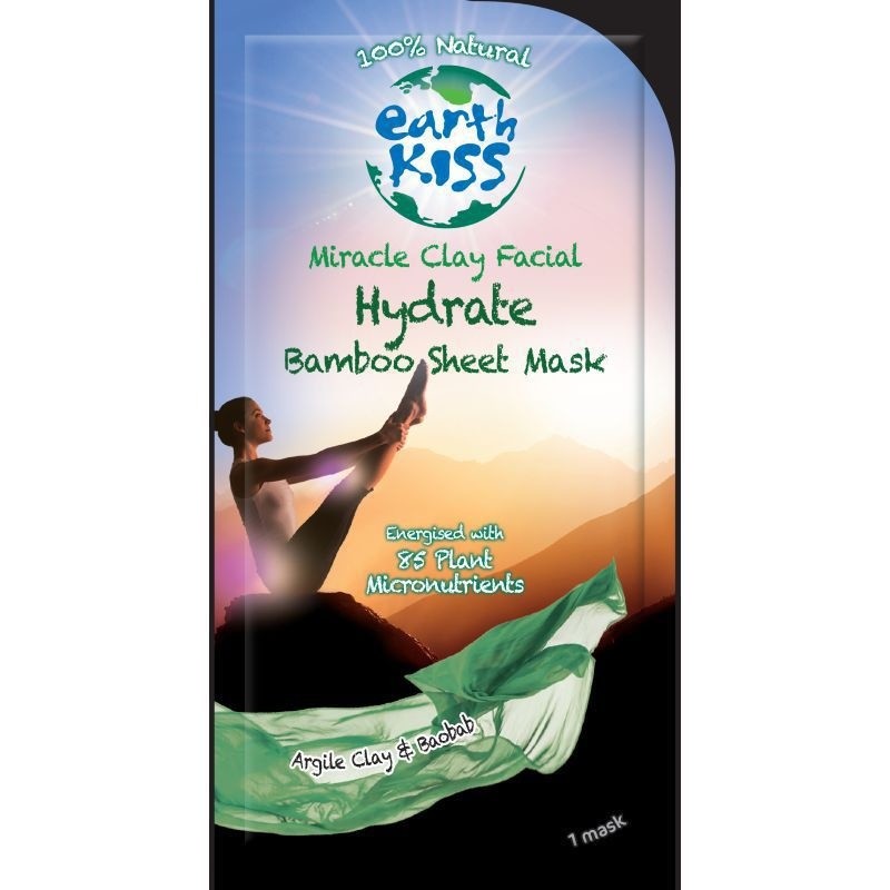 Earth Kiss Gezichtsmasker 24 gram Hydrate Bamboo Sheet