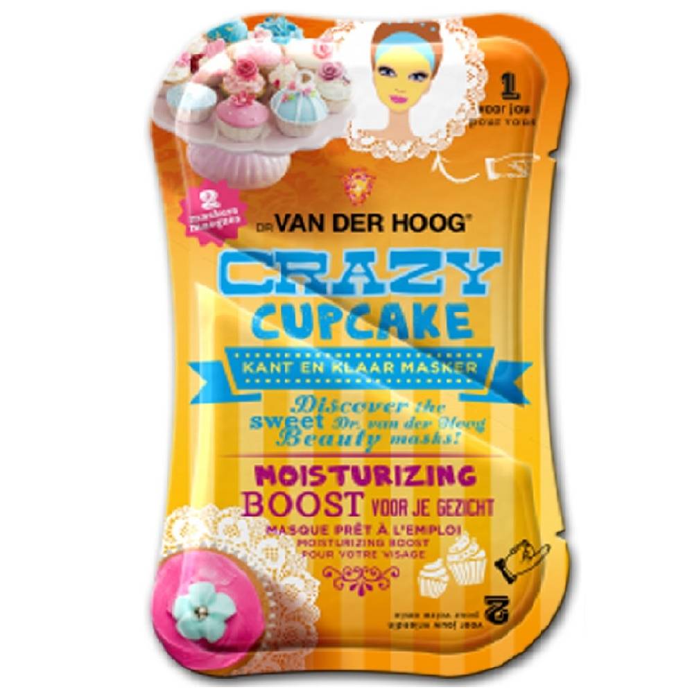 Dr van der Hoog Dr. vd Hoog Masker Crazy Cupcake - 2x8 ml