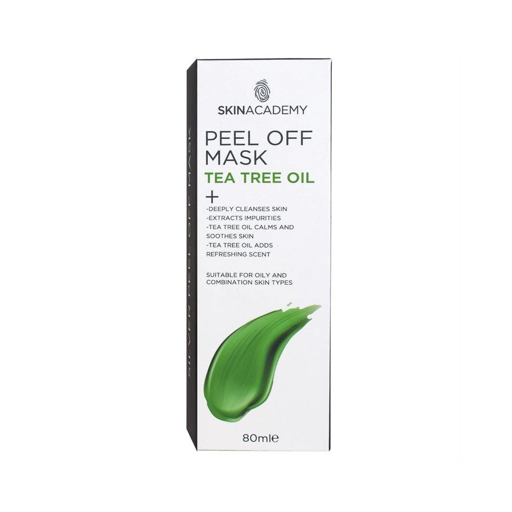 Skin Academy Gezichtsmasker 80 ml Peel Off  Tea Tree