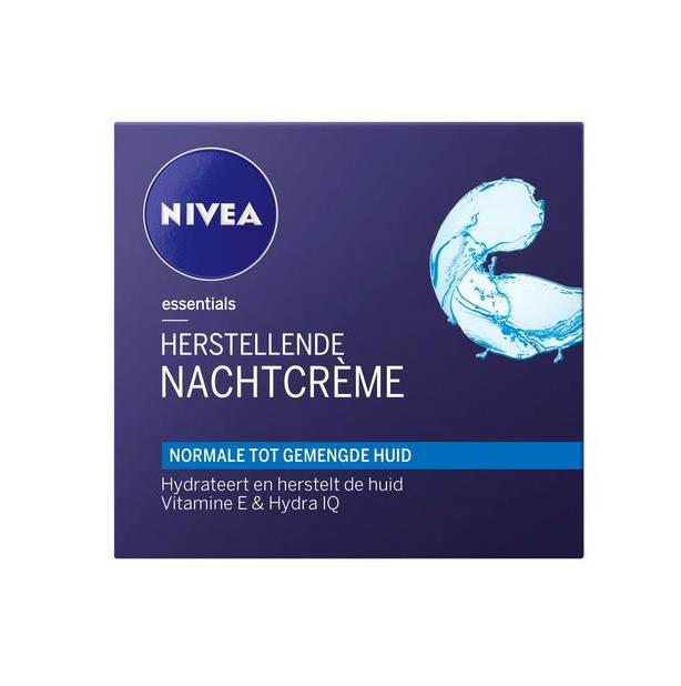 Nivea Visage Essentials Nachtcreme Normale tot Gemengde huid - 50ml