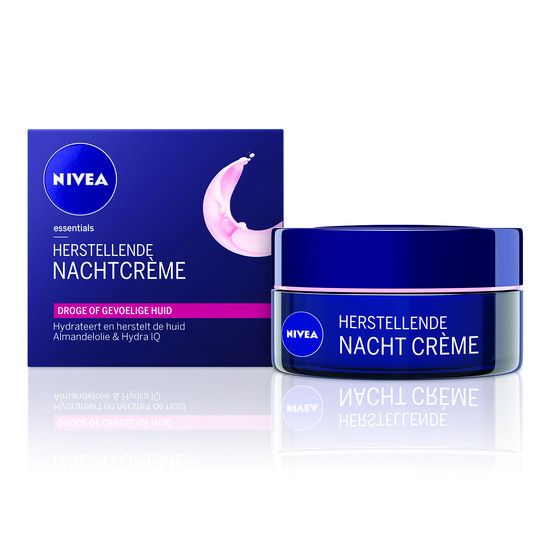 Nivea Visage Essentials Nachtcreme Droge of Gevoelige Huid - 50ml