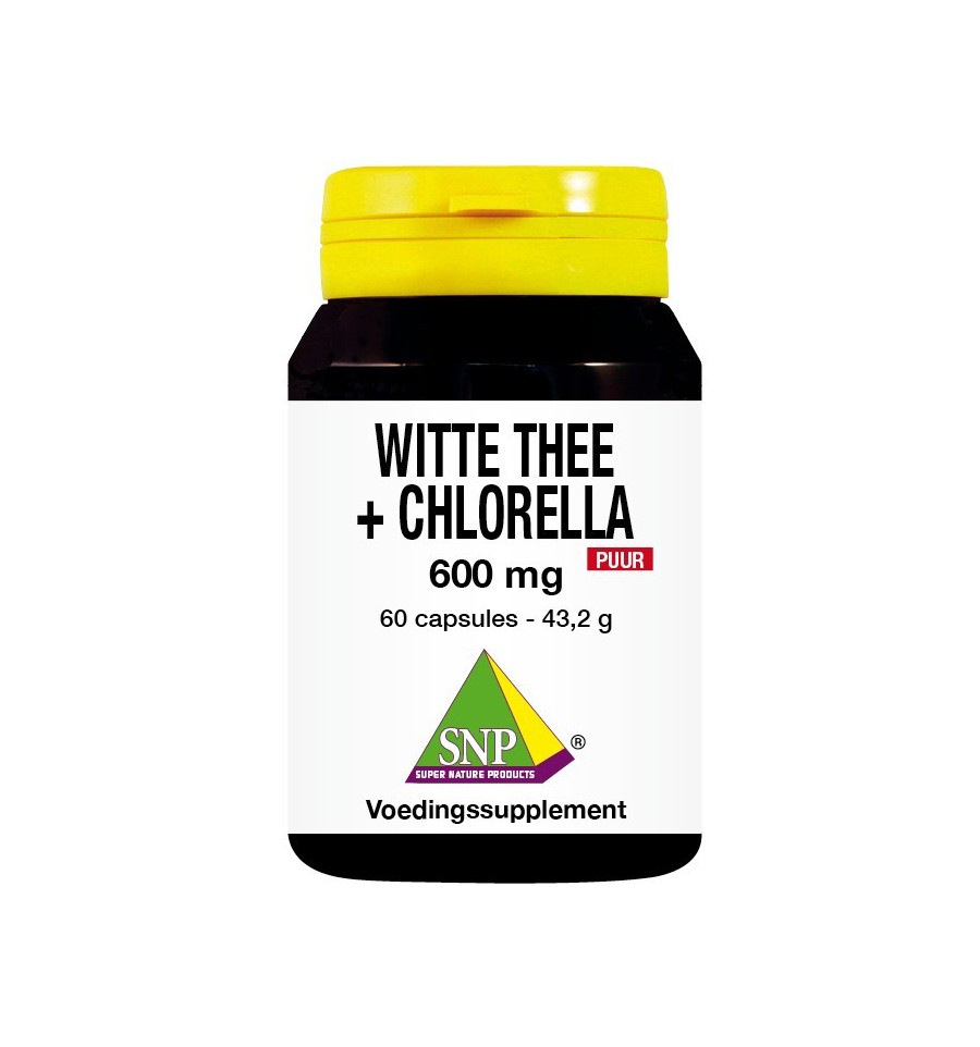 SNP Witte thee + chlorella 600mg puur