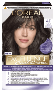 L'Oréal Paris Excellence - Cool Creme 4.11 - Ultra As Midden Bruin