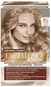 L'Oréal Paris Excellence Creme - Universal Nudes - 8U Licht Blond