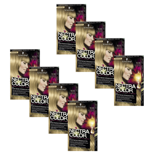 Schwarzkopf Nectra Color Haarverf 1000 Licht Natuurlijk Blond Groot Voordeelverpakking