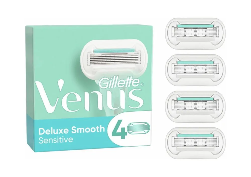 Gillette Venus Sensitive Extra Glad Scheermesjes - 4 Stuks