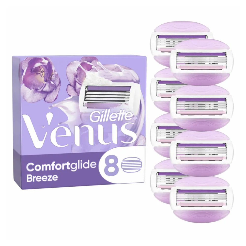 Gillette Venus Comfortglide Breeze Scheermesjes - 8 Stuks