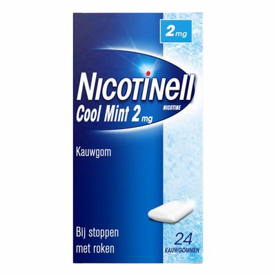 Nicotinell Kauwgom cool mint 2 mg 24st